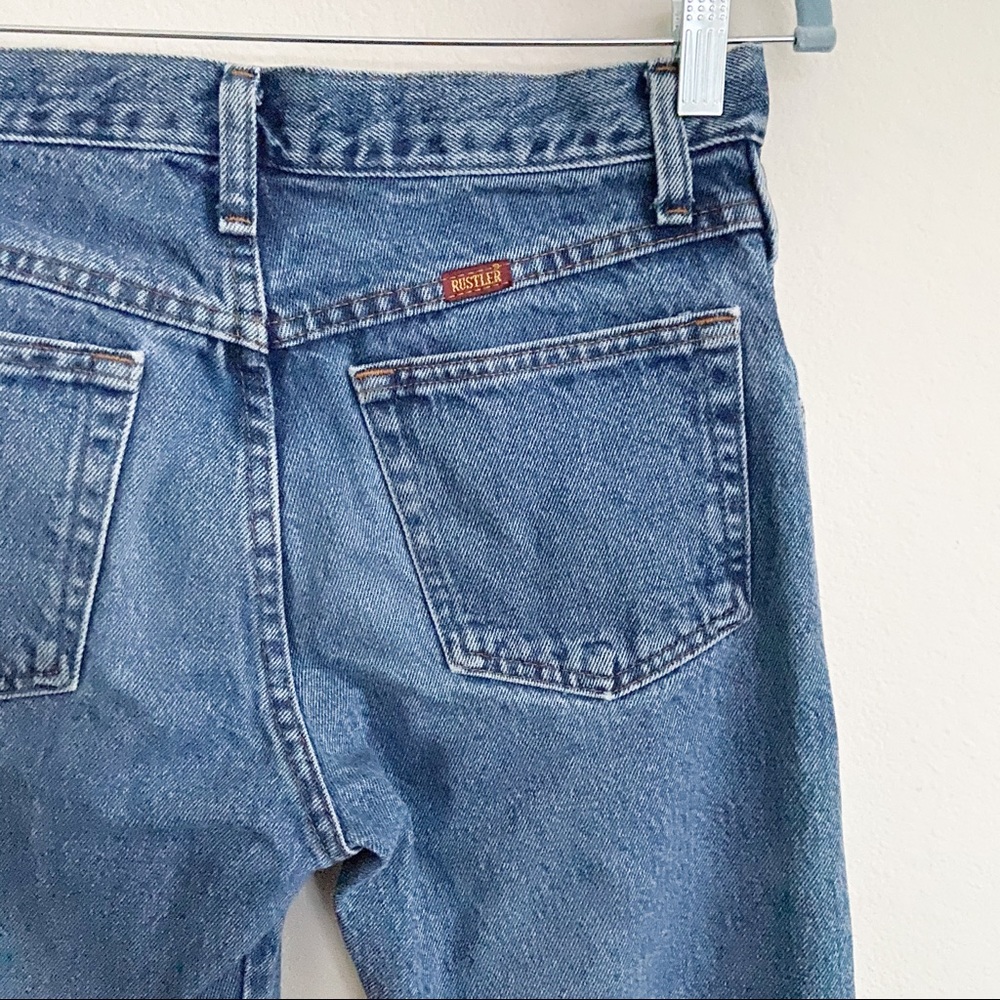 Vintage medium wash Rustler jeans